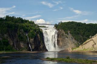 Parc de la chute Montmorency : 83 mètres de cascade a Quebec